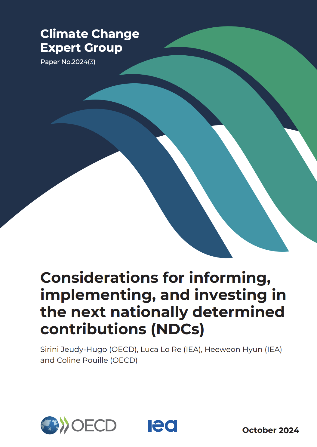Considerations for informing, implementing, and investing in the next nationally determined contributions (NDCs)